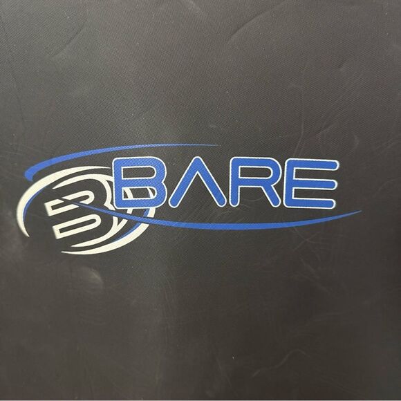 Blue and Black Swim Rashguard with Short Sleeves - Picture 3 of 7